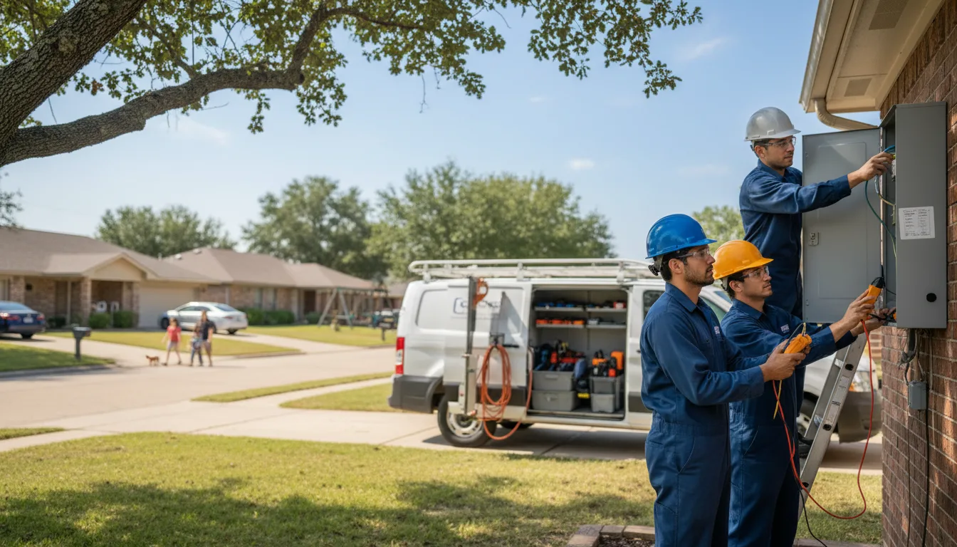 Certified electrician providing emergency electrical services in Lake Station, IN